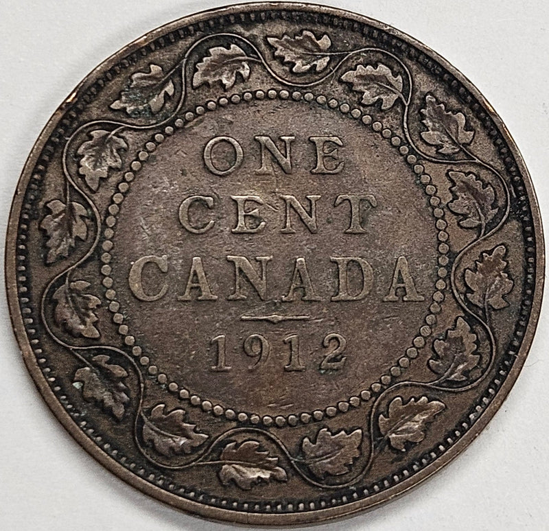 1912 Canadian Cent VF/XF