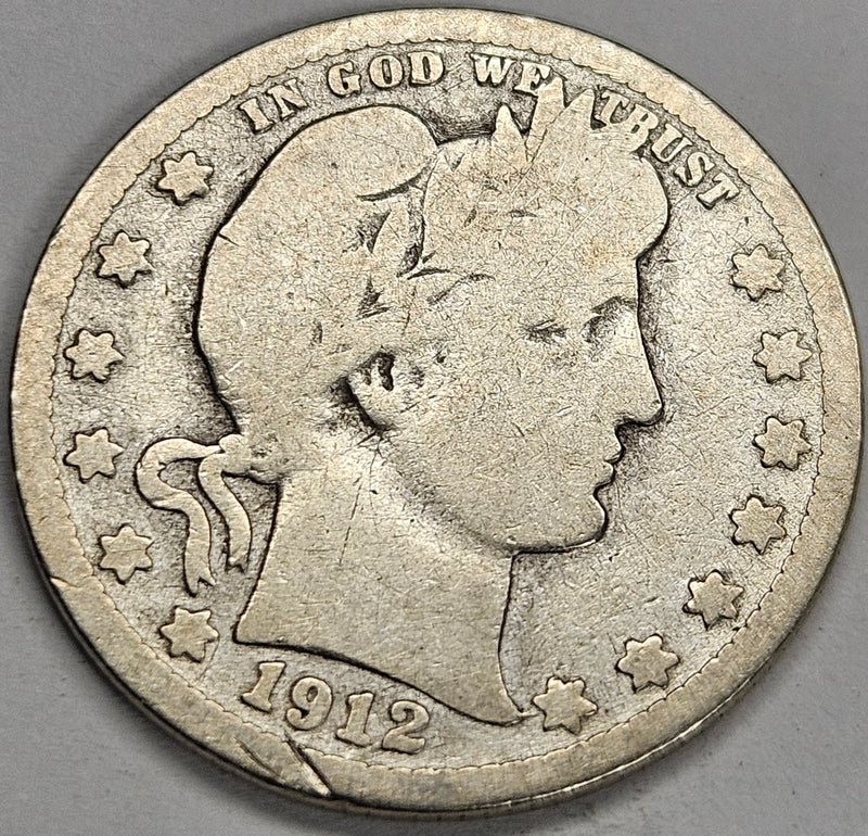 1912-S Barber Quarter . . . . Good