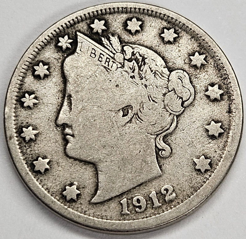 1912-S Liberty Nickel Fine/VF