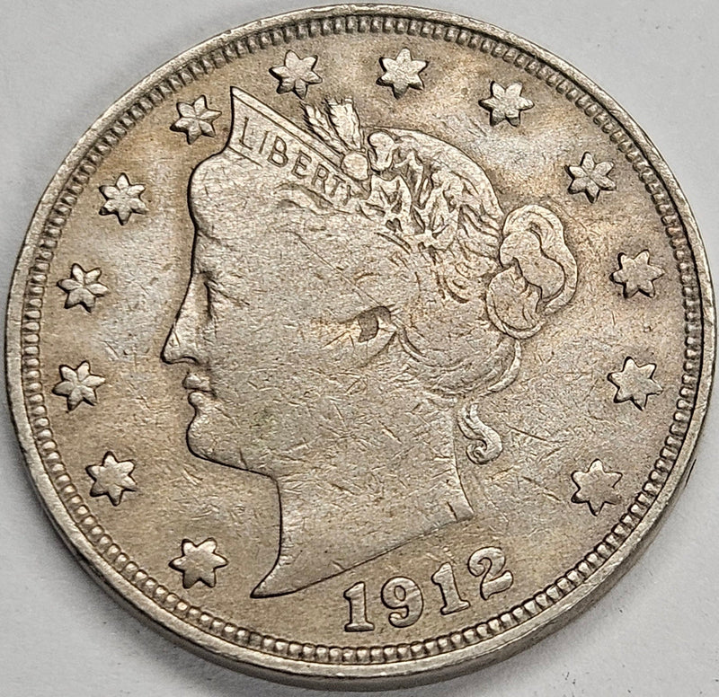 1912-S Liberty Nickel Very Fine