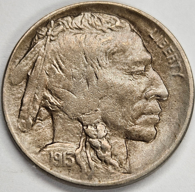 1913 Type 2 Buffalo Nickel . . . . Choice About Uncirculated