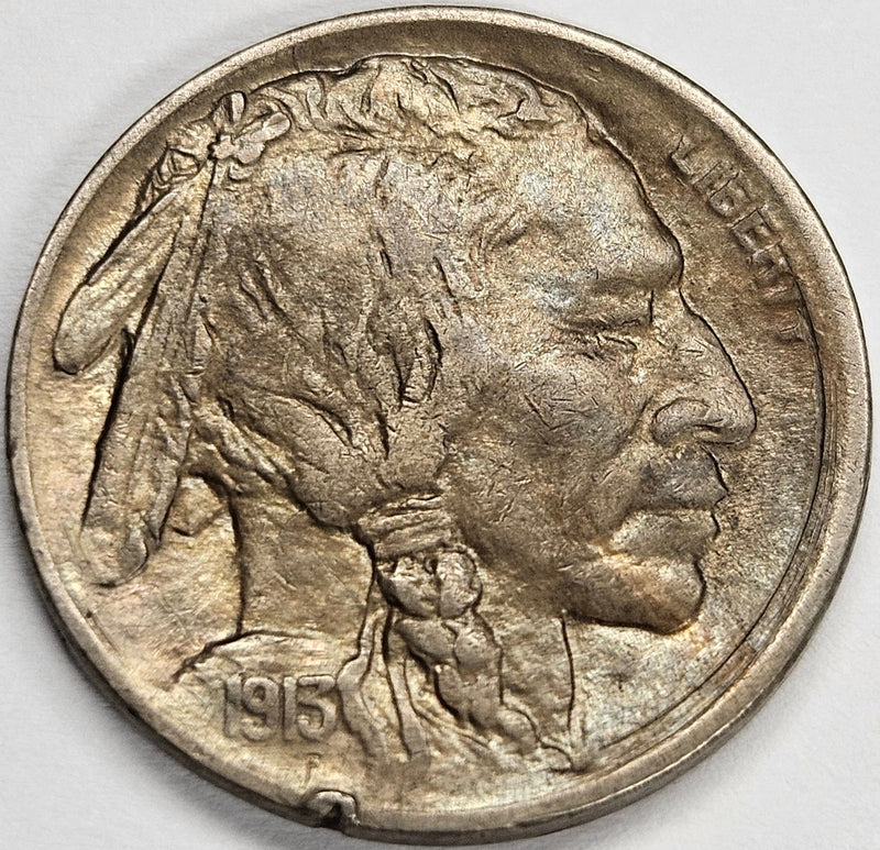 1913-D Type 1 Buffalo Nickel . . . . Choice About Uncirculated