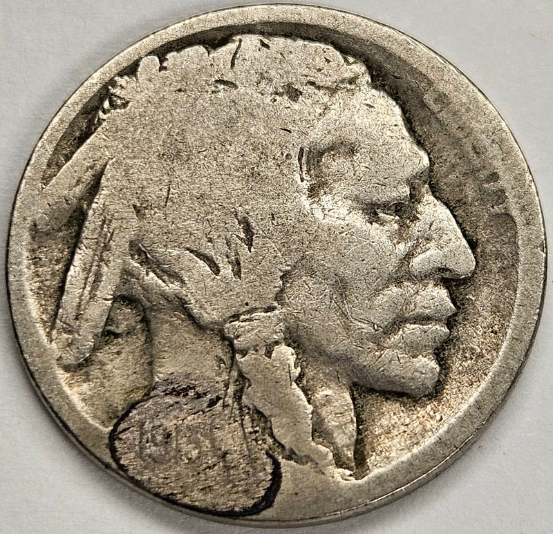 1913-D Type 1 Buffalo Nickel Good acid date