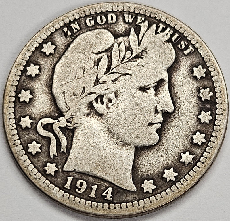 1914 Barber Quarter . . . . VG/Fine