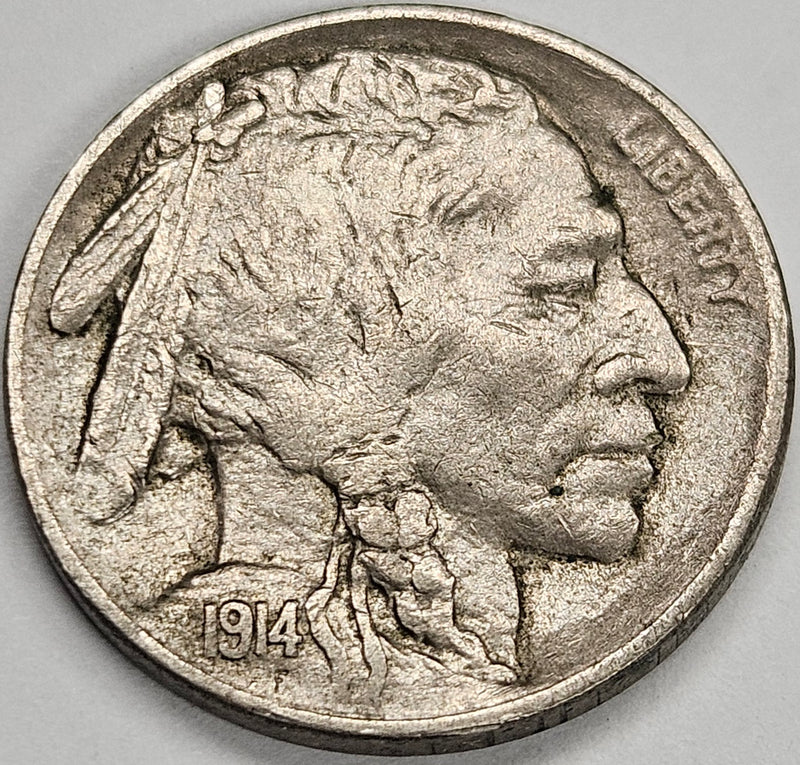 1914-S Buffalo Nickel . . . . Choice About Uncirculated