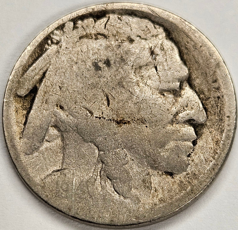 1914-S Buffalo Nickel . . . . Good acid date