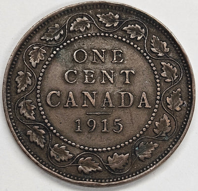 1915 Canadian Large Cent Extremely Fine