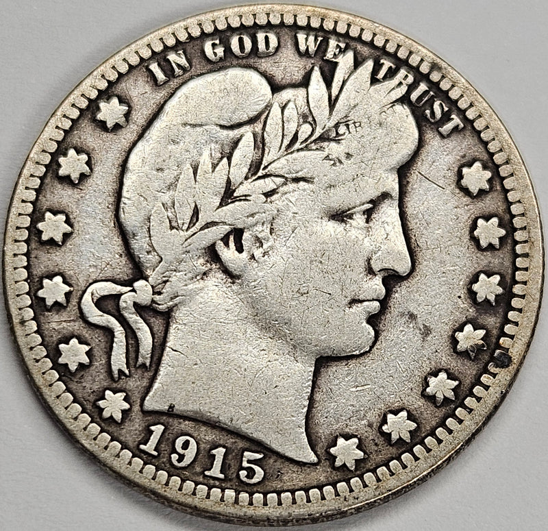 1915-D Barber Quarter . . . . Fine