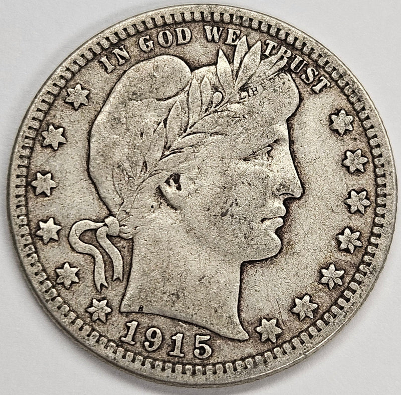 1915-D Barber Quarter Very Fine