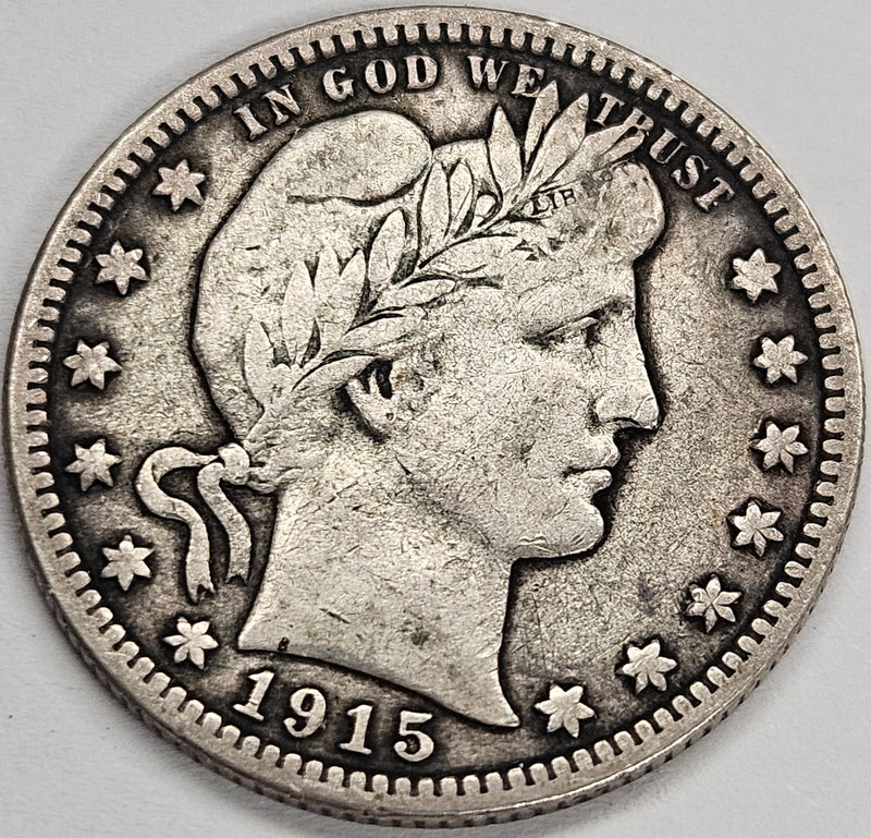 1915-D Barber Quarter . . . . Extremely Fine