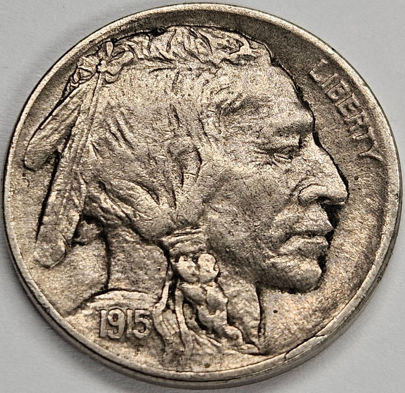 1915-D Buffalo Nickel . . . . Choice About Uncirculated