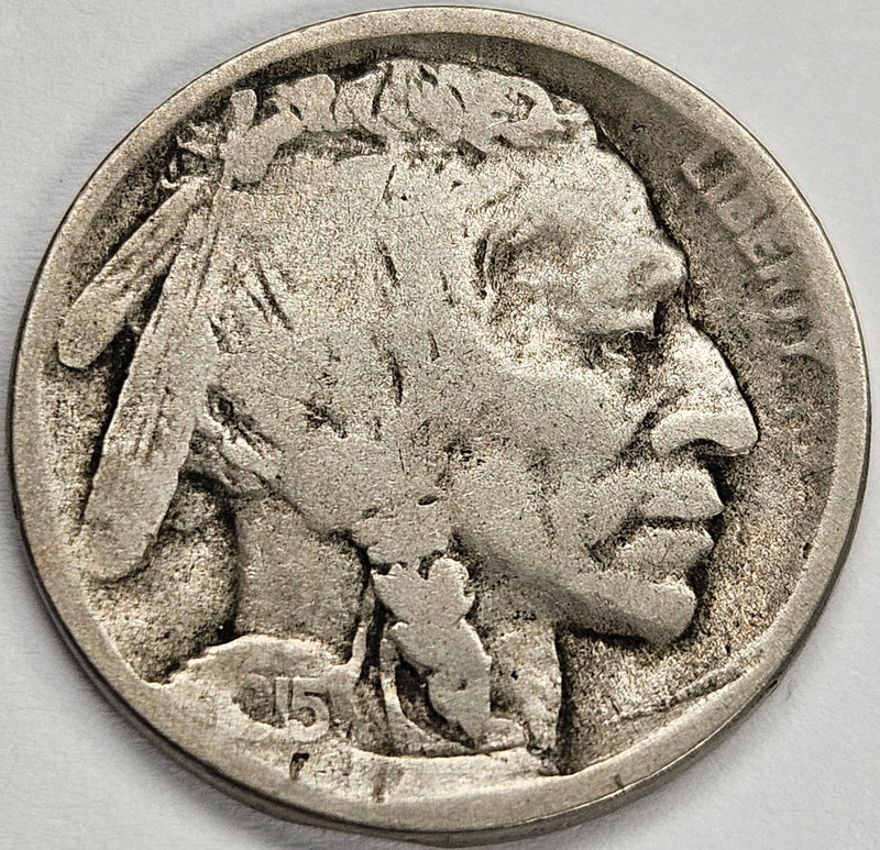 1915-D Buffalo Nickel . . . . Good cud at date