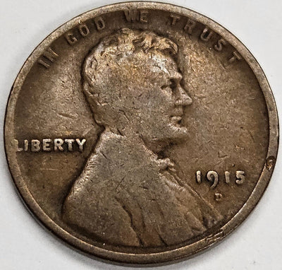 1915-D Lincoln Cent Good