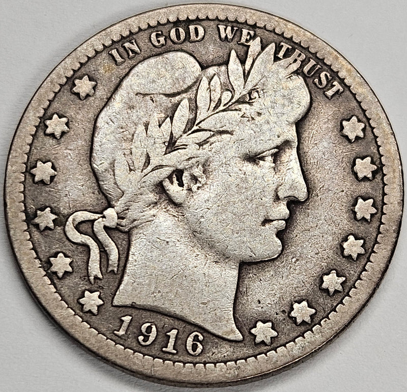 1916 Barber Quarter . . . . Fine