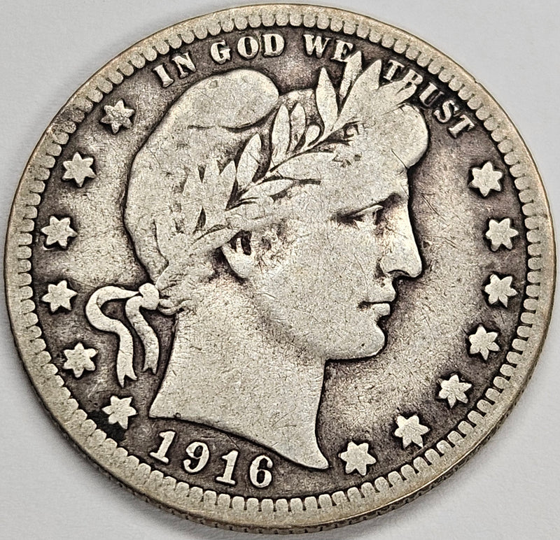 1916 Barber Quarter . . . . VG/Fine