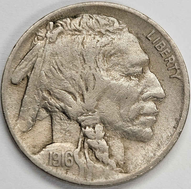 1916 Buffalo Nickel . . . . Choice About Uncirculated
