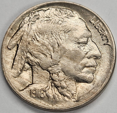 1916 Buffalo Nickel Gem Brilliant Uncirculated