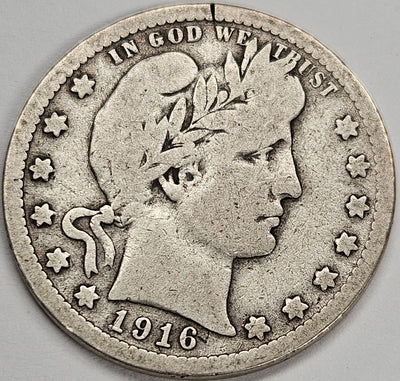 1916-D Barber Quarter . . . . Good