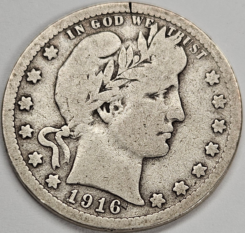 1916-D Barber Quarter . . . . Good