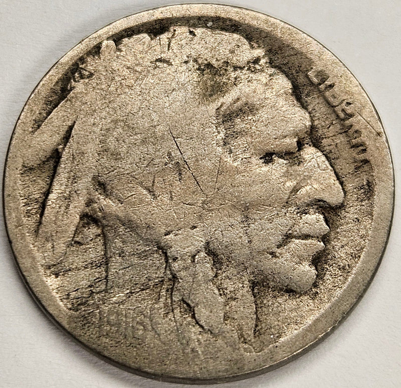 1916-D Buffalo Nickel . . . . Good acid date