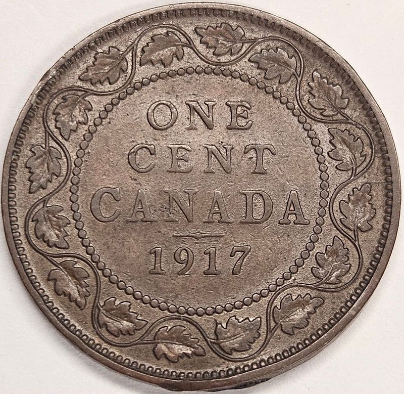 1917 Canadian Cent Choice About Uncirculated