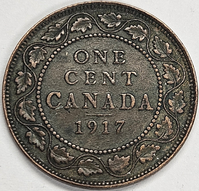1917 Canadian Cent Very Fine