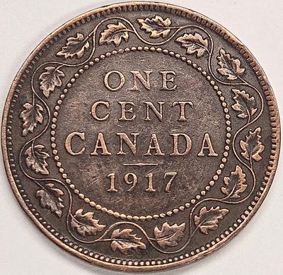 1917 Canadian Cent Extremely Fine