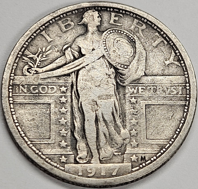 1917 Type 1 Standing Liberty Quarter . . . . Very Fine