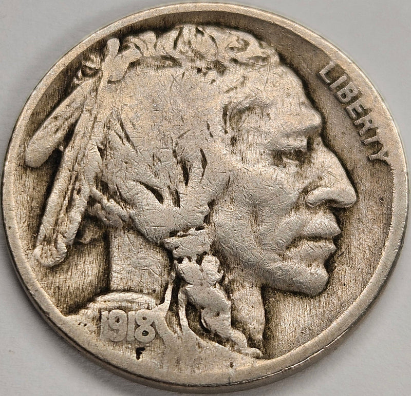1918 Buffalo Nickel . . . . Very Good
