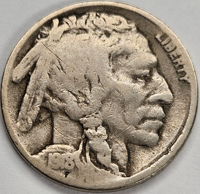 1918-D Buffalo Nickel . . . . Good