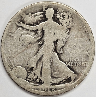 1918-D Walking Liberty Half Good