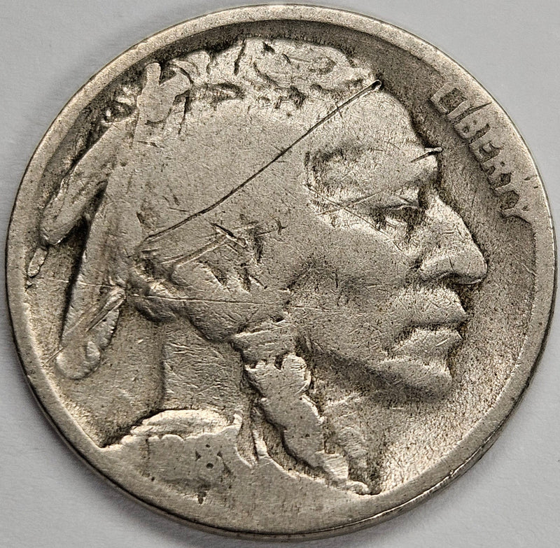 1918-S Buffalo Nickel . . . . Good scratches