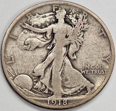 1918-S Walking Liberty Half Fine