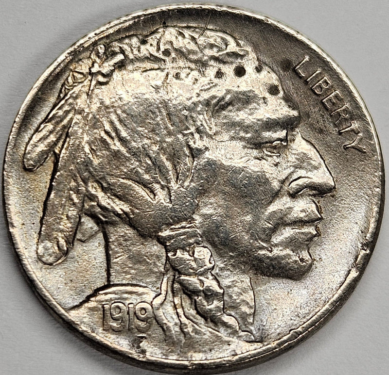 1919 Buffalo Nickel . . . . BU cleaned