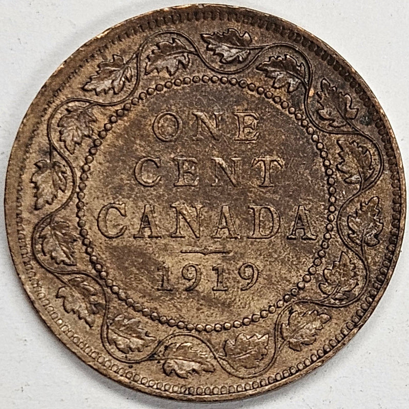 1919 Canadian Cent Extremely Fine