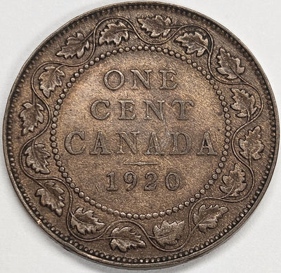 1920 Canadian Cent Extremely Fine