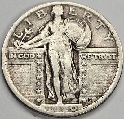 1920 Standing Liberty Quarter Very Fine