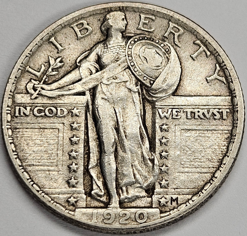 1920 Standing Liberty Quarter . . . . XF/AU