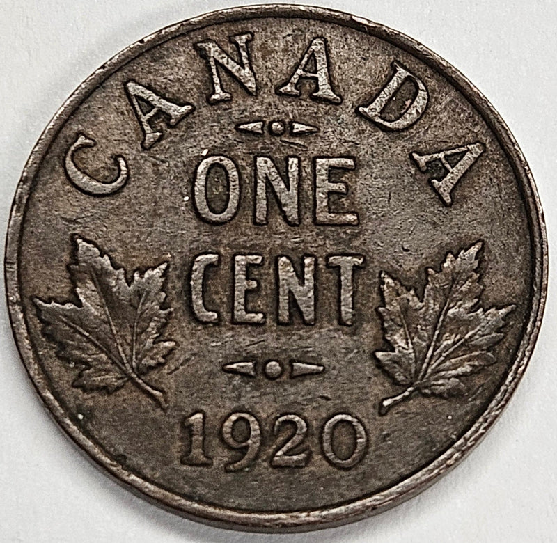 1920 Canadian Small Cent Choice About Uncirculated