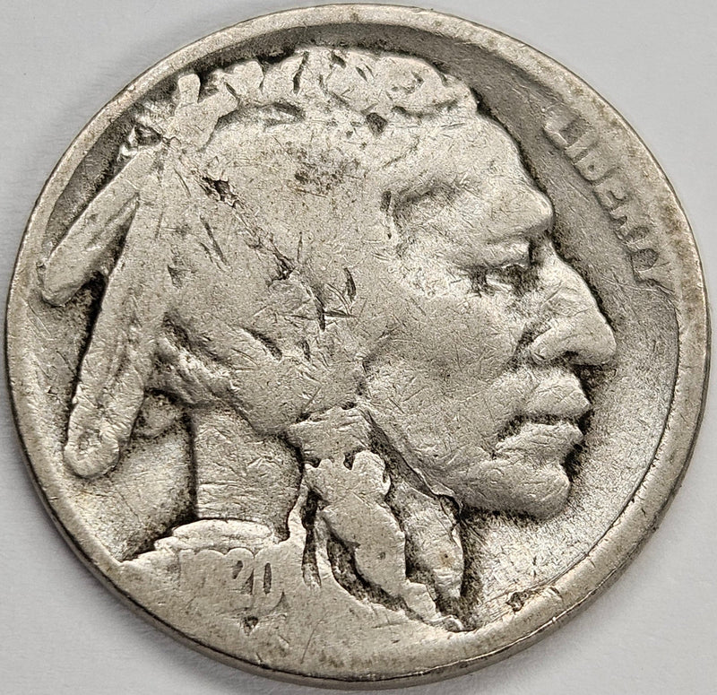 1920-S Buffalo Nickel . . . . Good reverse lamination