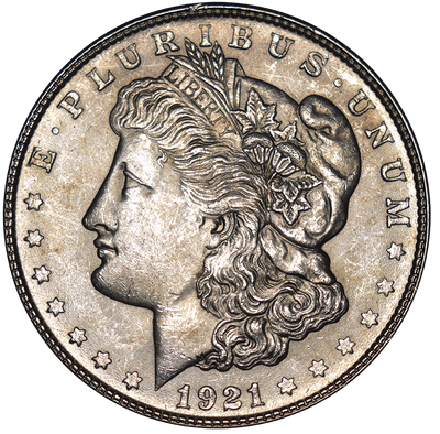 1921-S Morgan Dollar Choice Brilliant Uncirculated