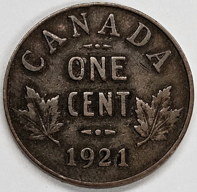 1921 Canadian Cent Extremely Fine