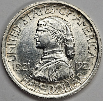 Missouri Half 1921 Choice Brilliant Uncirculated