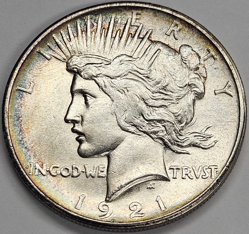 1921 Peace Dollar . . . . Select BU+