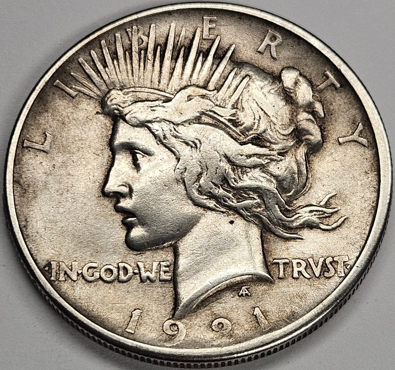 1921 Peace Dollar . . . . VF/XF
