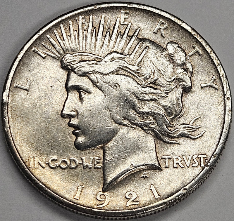 1921 Peace Dollar . . . . Extremely Fine