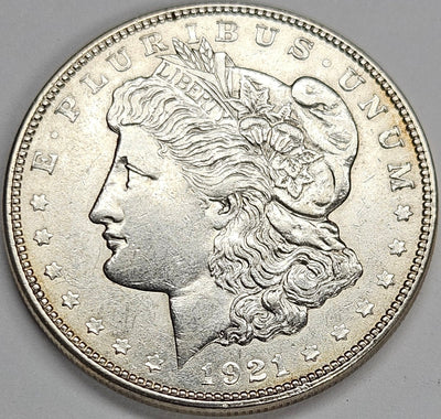 1921-D Morgan Dollar Choice About Uncirculated