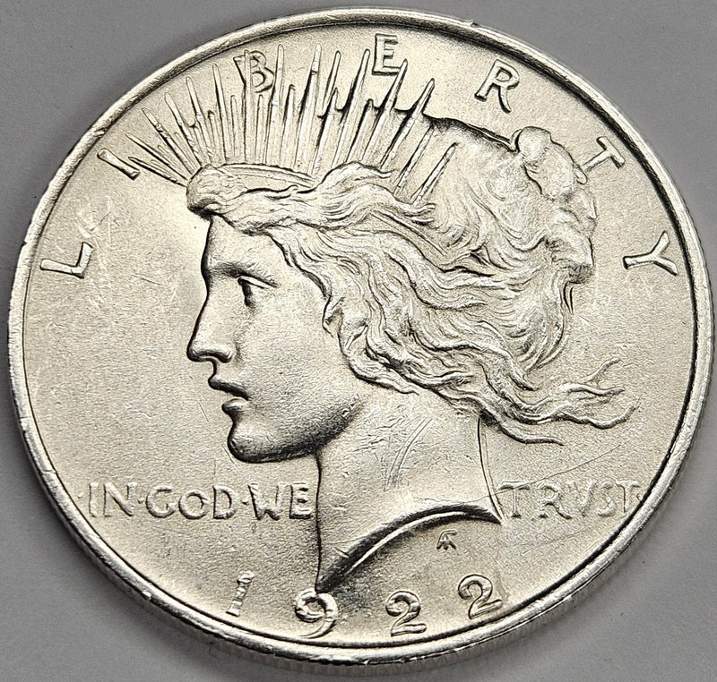 1922 Peace Dollar . . . . Choice Brilliant Uncirculated