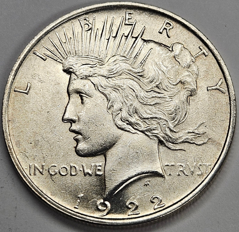 1922 Peace Dollar . . . . Select Brilliant Uncirculated