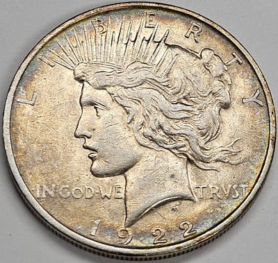 1922-D Peace Dollar Extremely Fine